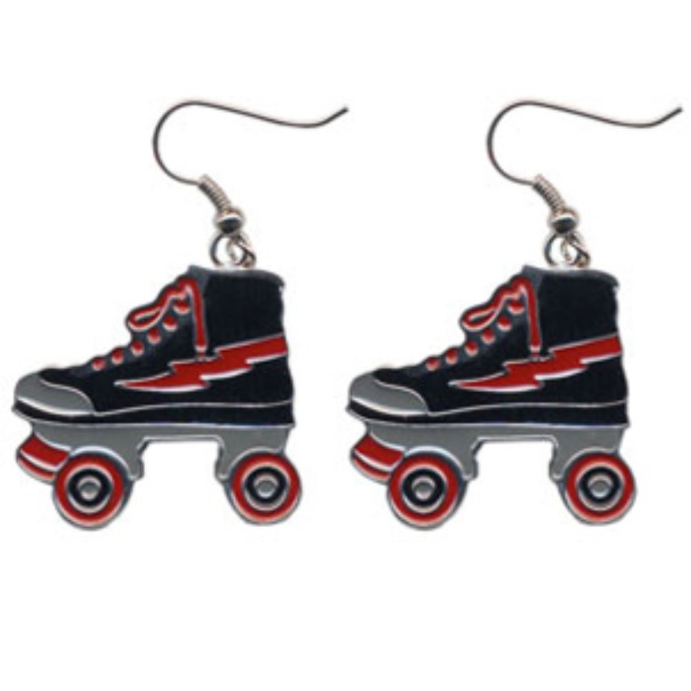SOURPUSS - ROLLER DERBY, ROLLER SKATE EARRINGS